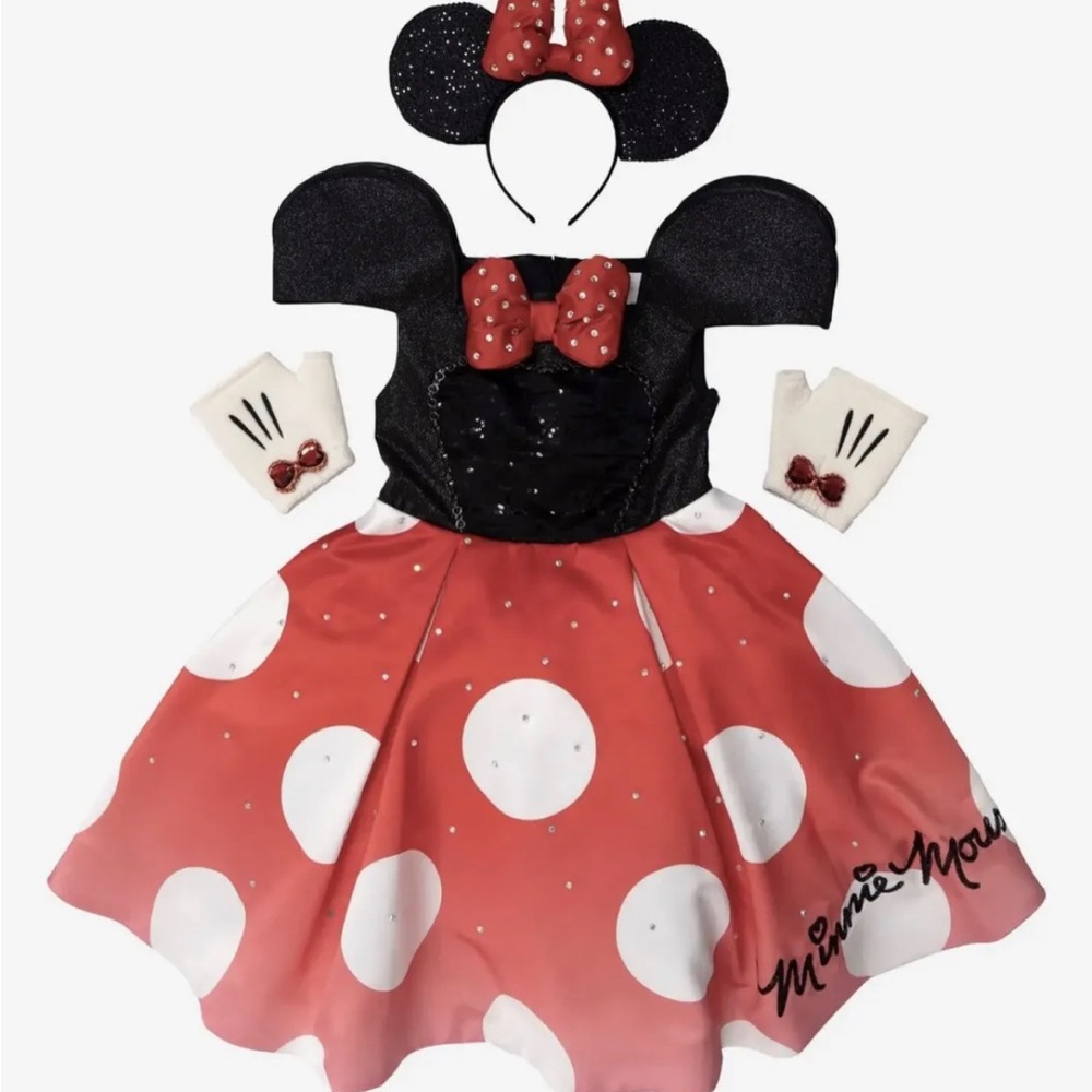 NWT A Leading Role Disney Minnie Mouse Fashion Halloween Costume (Little Kid) 4T